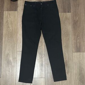 Black Slim Leg Ponte Pants